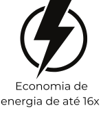 Economia de energia de até 16x